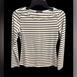 Striped along Sleeve Shirt